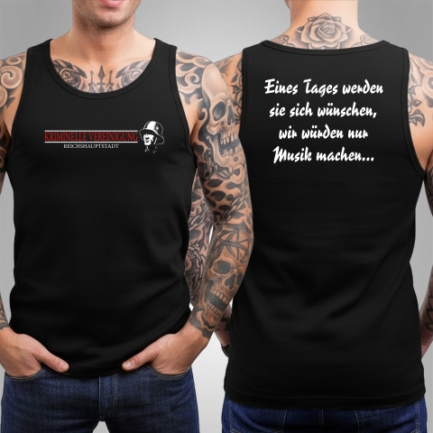 Tanktop Kriminelle Vereinigung Schwarz