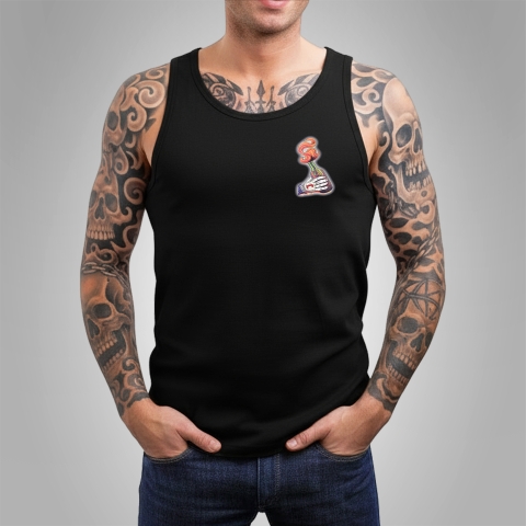 Tanktop Molli dezent Schwarz