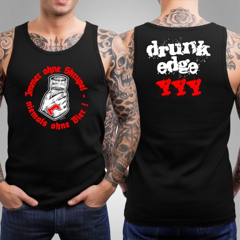 Tanktop Ohne Skrupel Schwarz