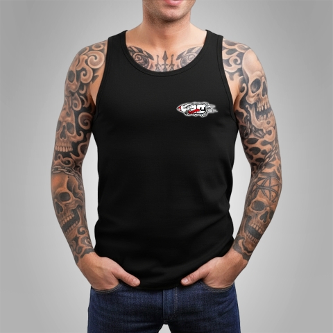 Tanktop Patrone Zornig Dezent Schwarz