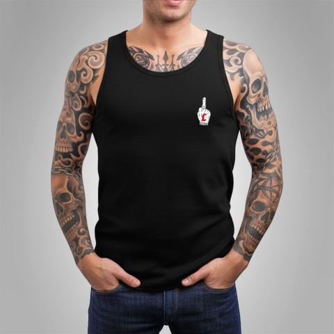 Tanktop Schlimmer Finger Schwarz