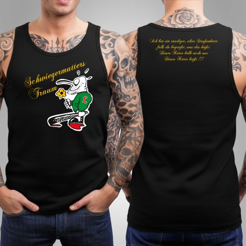 Tanktop Schwiegermutters Traum Schwarz