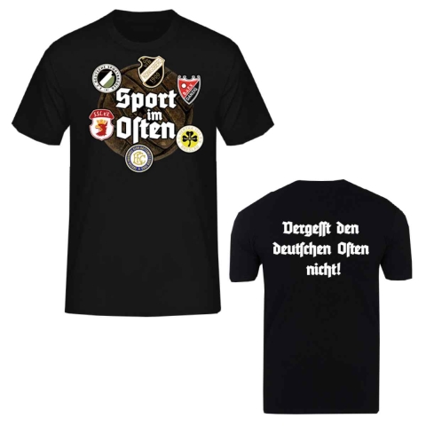 Hermannsland T-Shirt Sport im Osten Schwarz