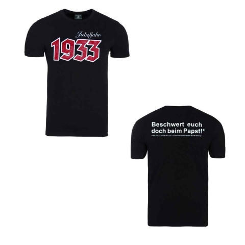 Hermannsland T-Shirt Jubeljahr 1933 Schwarz