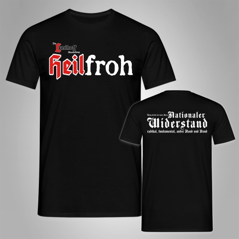 Die Lunikoff Verschwrung T-Shirt Heilfroh Schwarz Gre 3XL