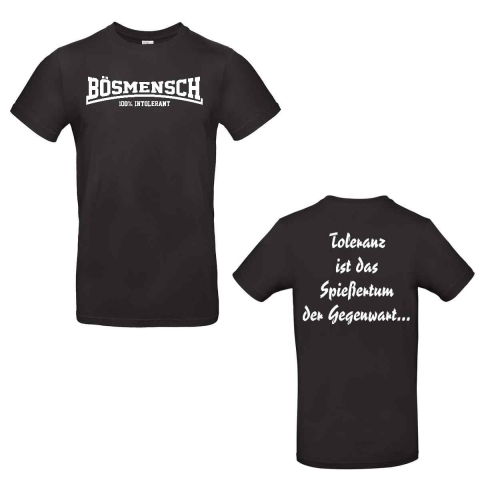 Hermannsland T-Shirt Bösmensch Schwarz