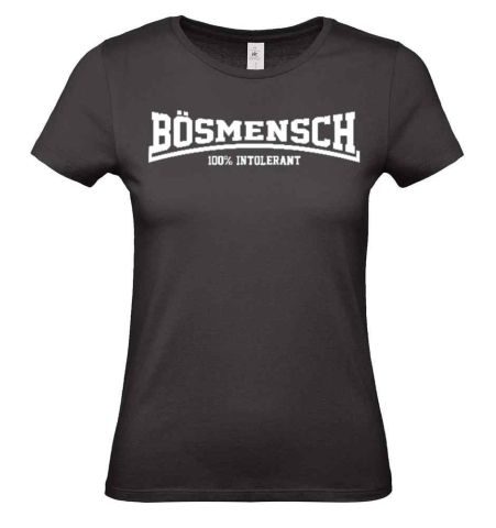 Frauen T-Shirt Bsmensch Schwarz
