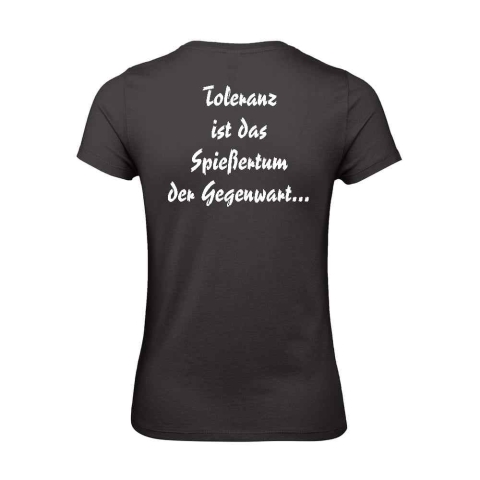 Frauen T-Shirt Bsmensch Schwarz