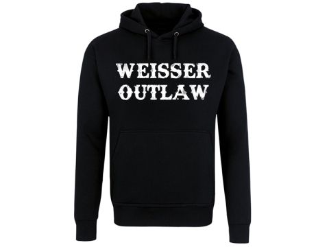 Kapuzenpullover Weisser Outlaw Schwarz