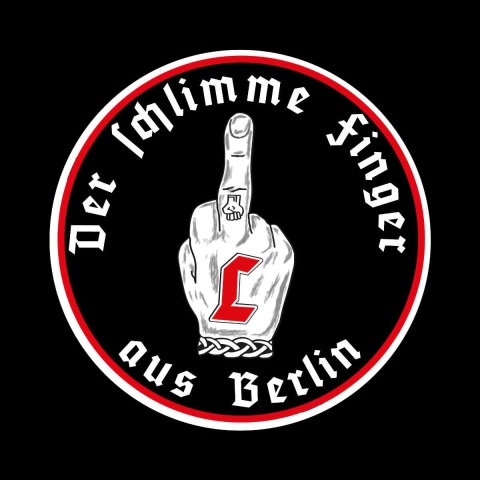 Lunikoff T-Shirt Der schlimmer Finger aus Berlin Schwarz