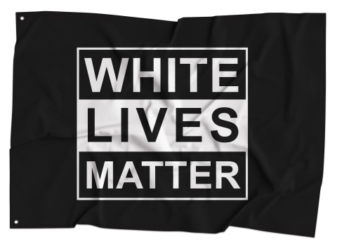 Fahne White Lives Matter 150x90cm