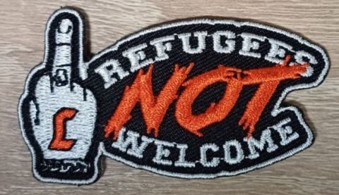 Aufnäher Lunikoff Refugees not Welcome