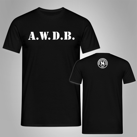 Hermannsland T-Shirt A.W.D.B. Schwarz