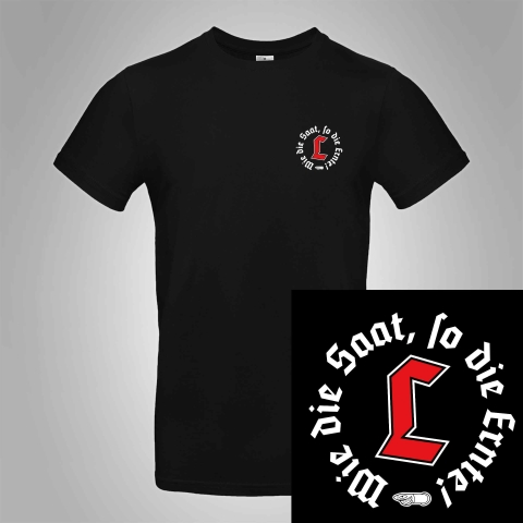 Lunikoff T-Shirt Wie die Saat Brustdruck