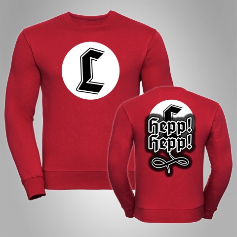 Pullover Hepp Hepp Die Lunikoff Verschw�rung Rot
