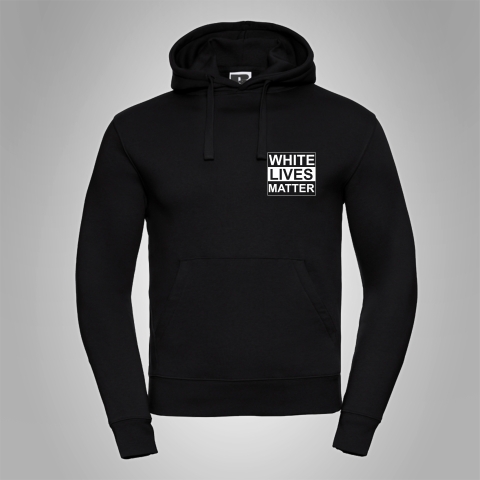 Kapuzenpullover Hermannsland - White Lives Matter Brustdruck