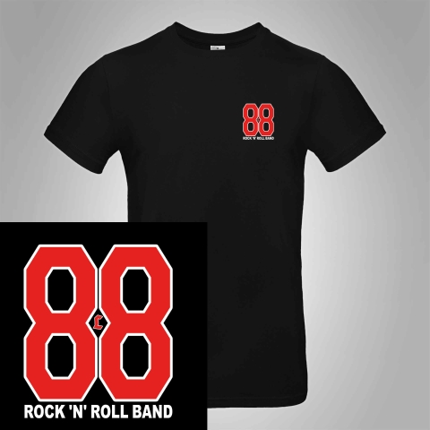 T-Shirt 88 Rock 'n' Roll Band Brustdruck