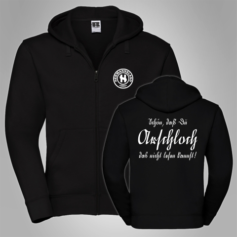 Kapuzenjacke Hermannsland Arschloch